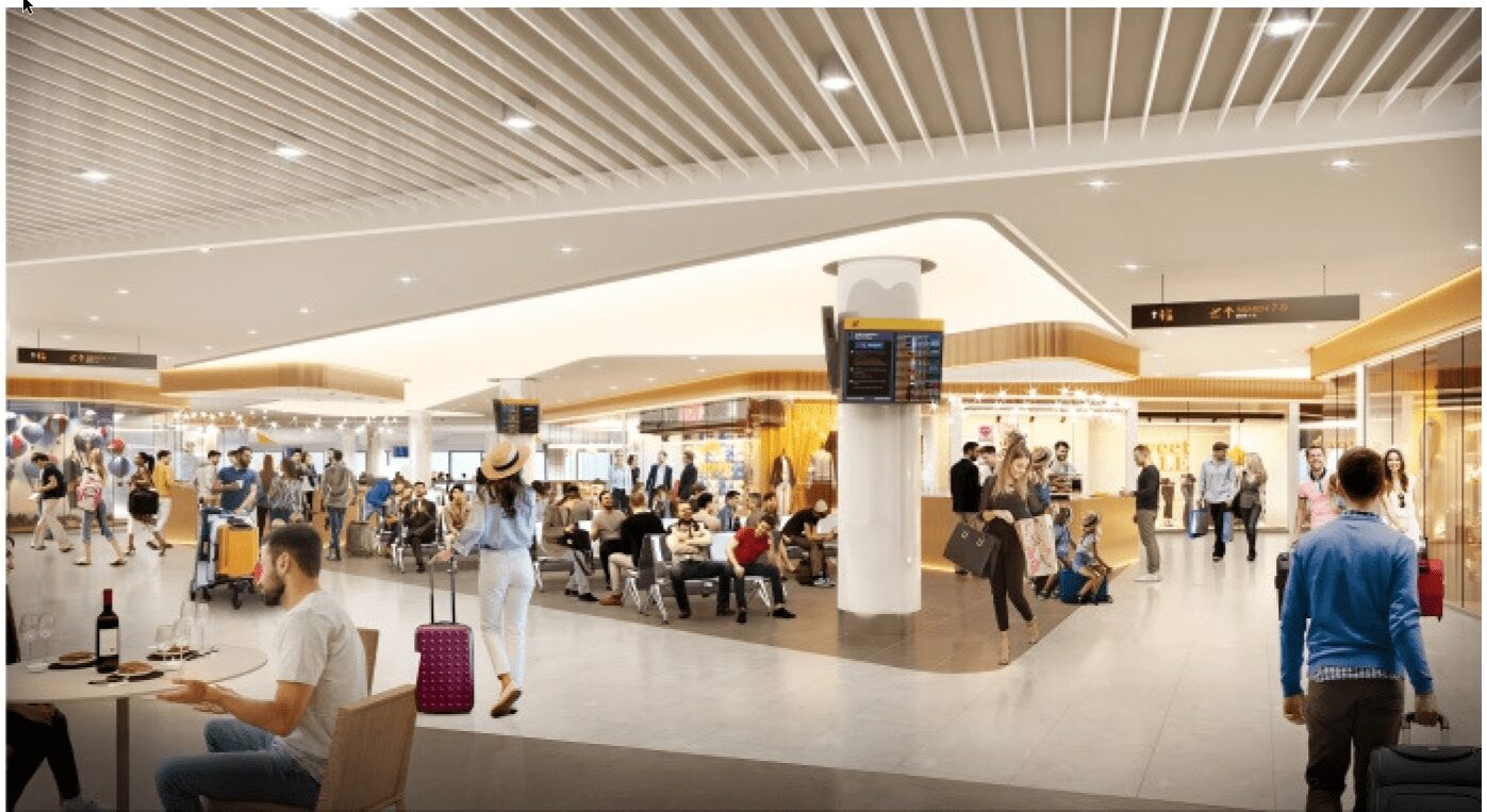 New Schengen Departures Hall and Curbside