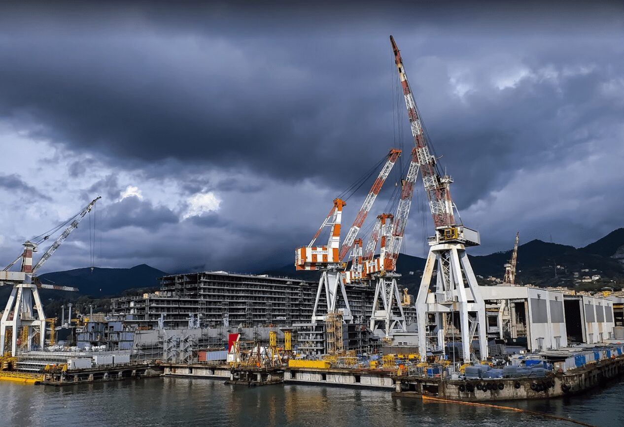 New dry dock Fincantieri Area