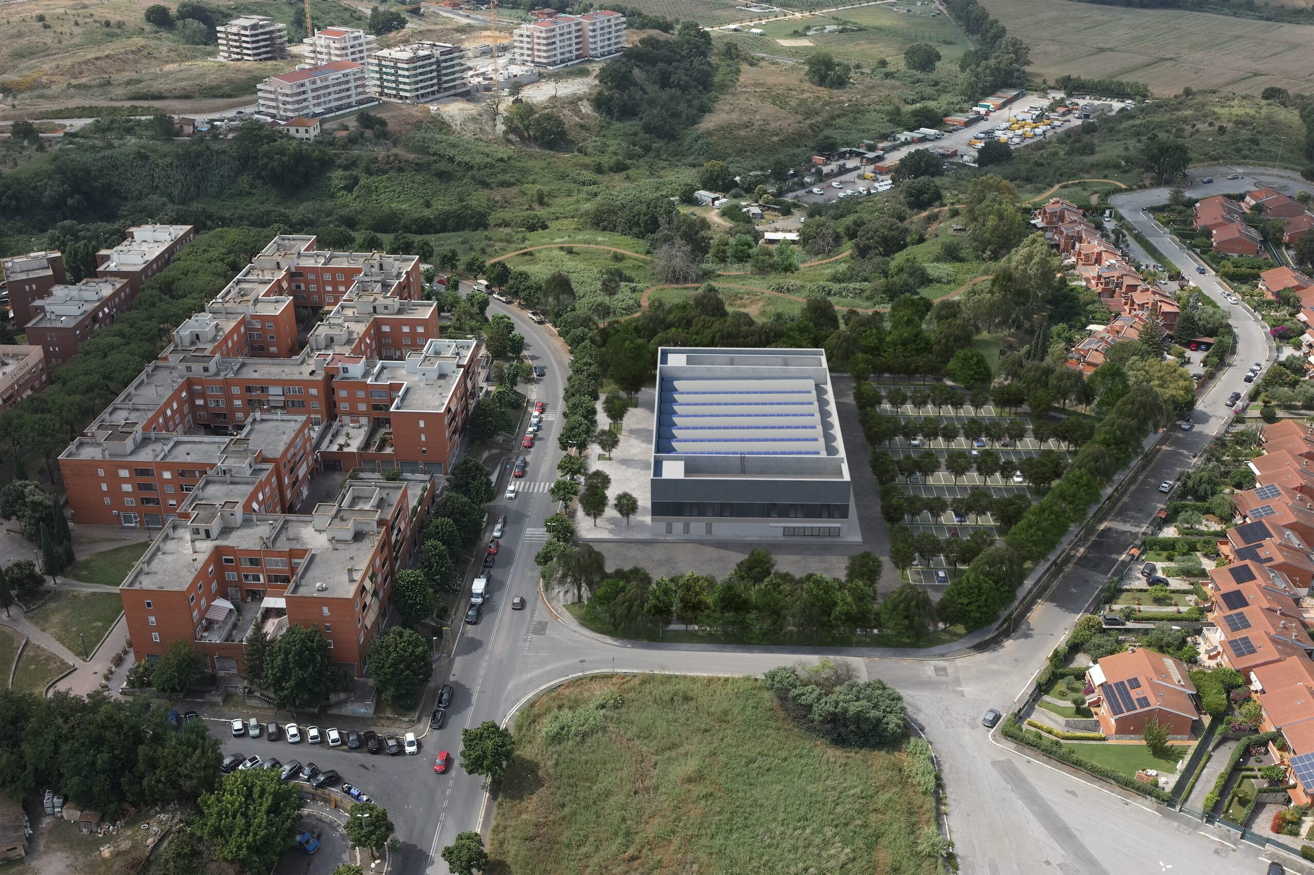 Palacorviale – Edificio sportivo e parco  sportivo