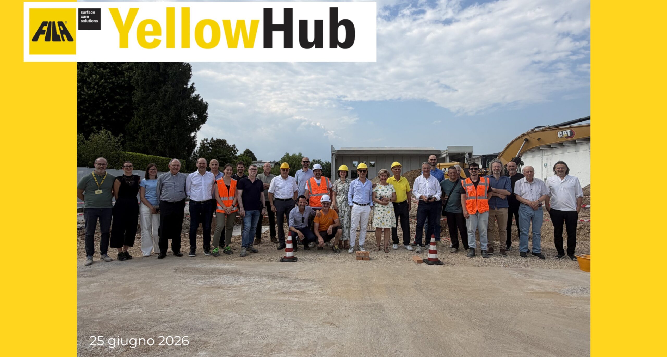 Laying of the foundation stone for FILA Solutions’ new Logistics Hub