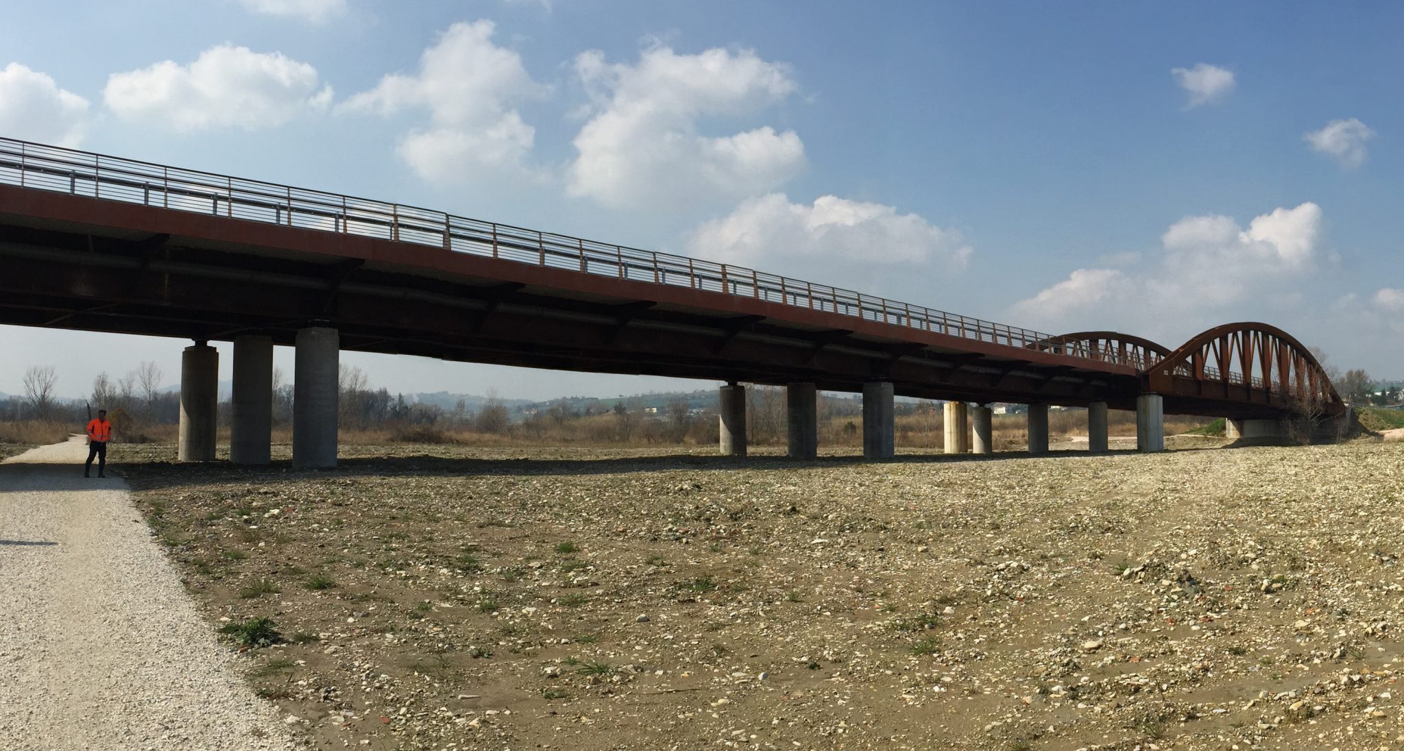 New bridge on Conca river