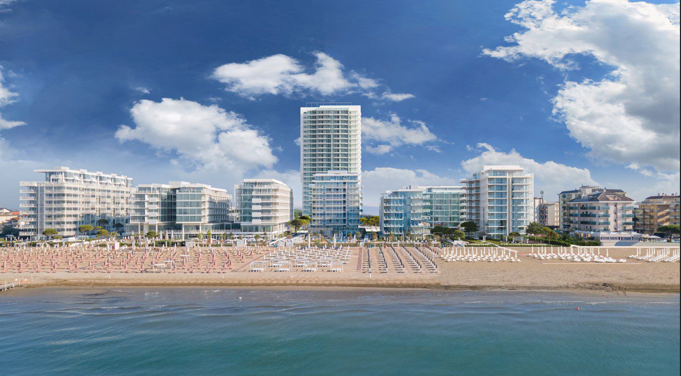 Jesolo Lido District Design: The Beach Residences and The Richard Maier Tower