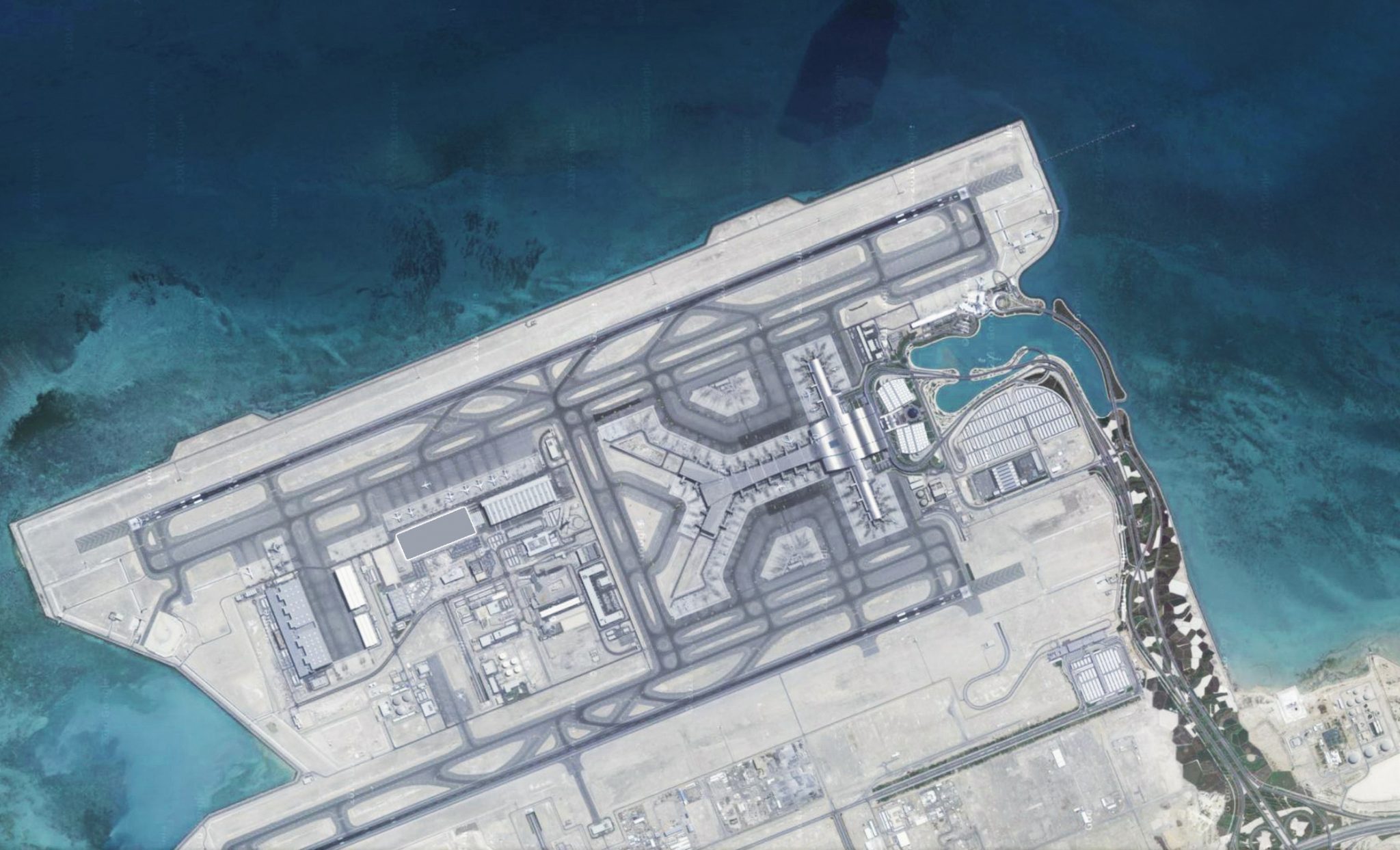HIA Midfield Cargo Terminal CT02 at Hamad International Airport of Doha
